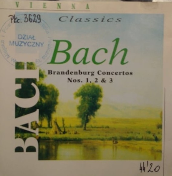 BACH JOHANN SEBASTIAN – Brandenburg Concertos No. 1, 2, 3