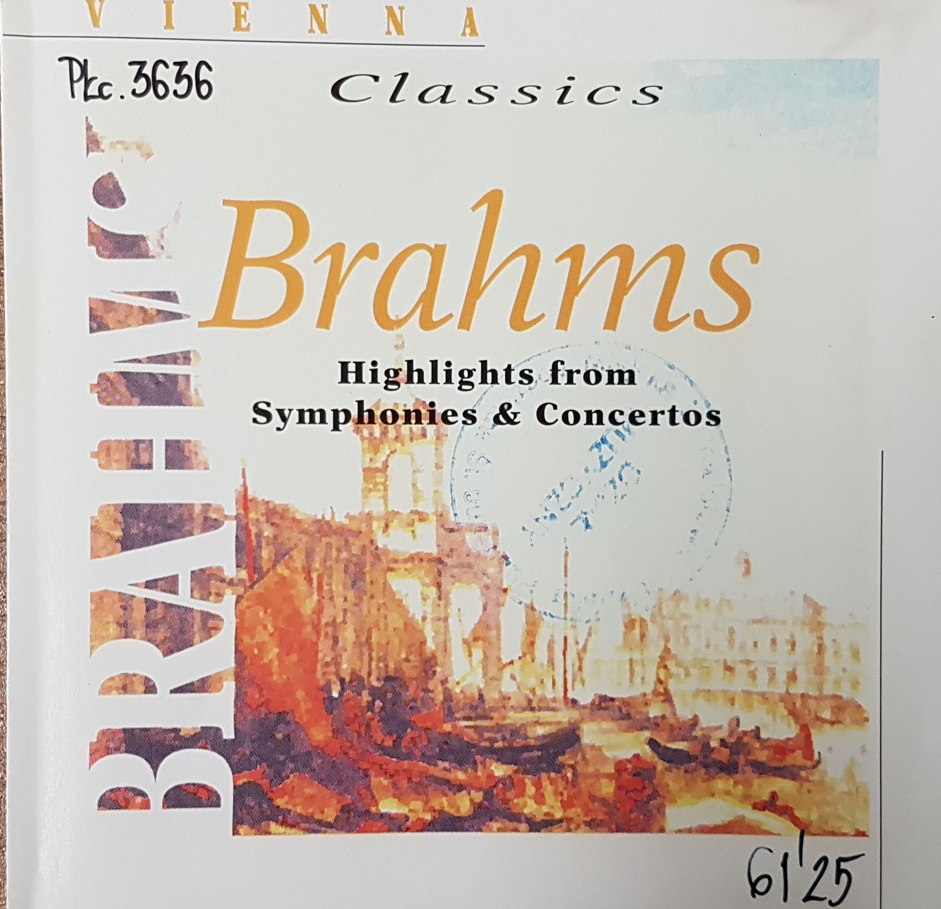 BRAHMS JOHANNES – Highlights From Symphonies & Concertos