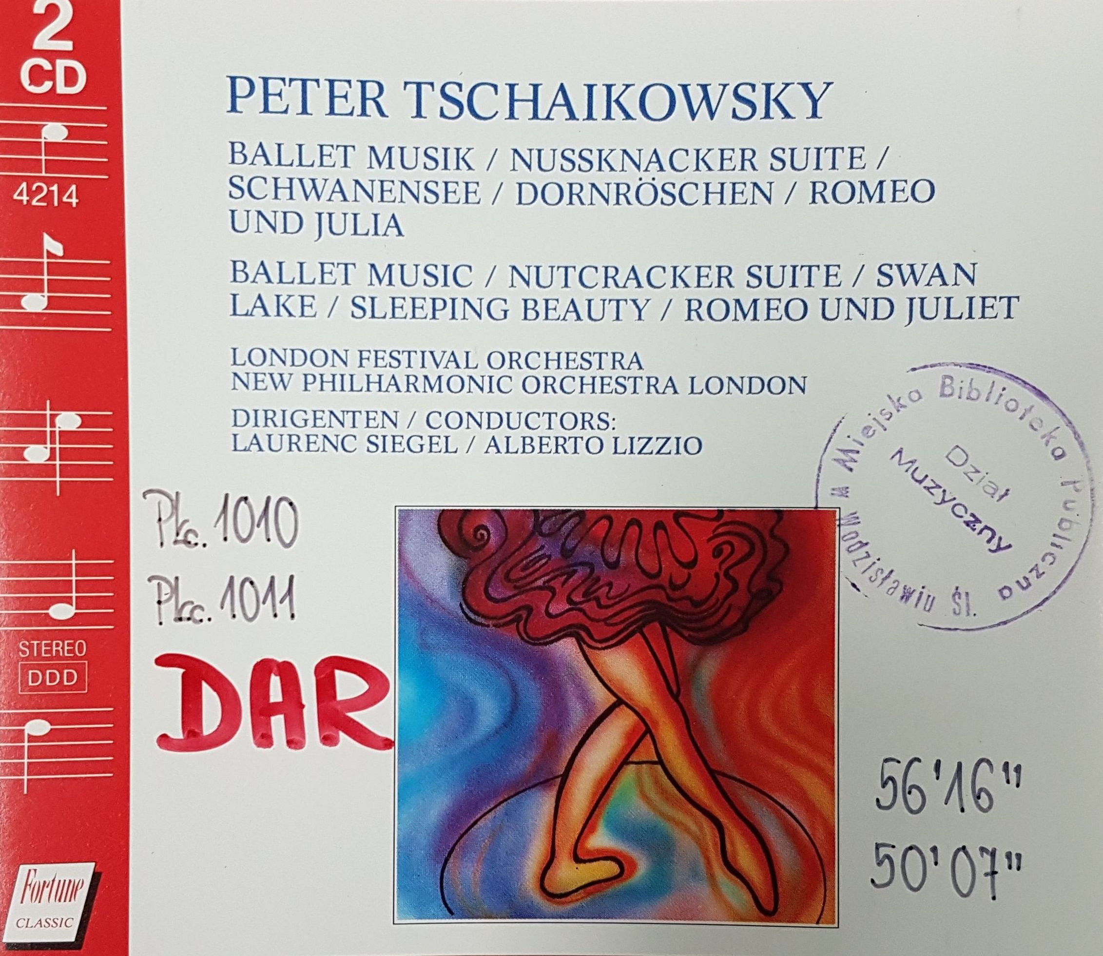 CZAJKOWSKI PIOTR – Ballet Music, Nutcracker Suite, Swan Lake, Sleeping Beauty, Romeo And Juliet