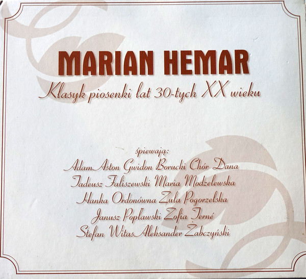 HEMAR MARIAN – Klasyk Piosenki Lat 30-tych XX Wieku