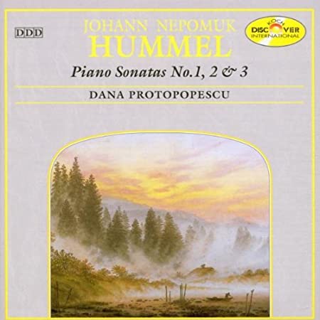 HUMMEL JOHANN NEPOMUK – Piano Sonatas No. 1, 2 & 3
