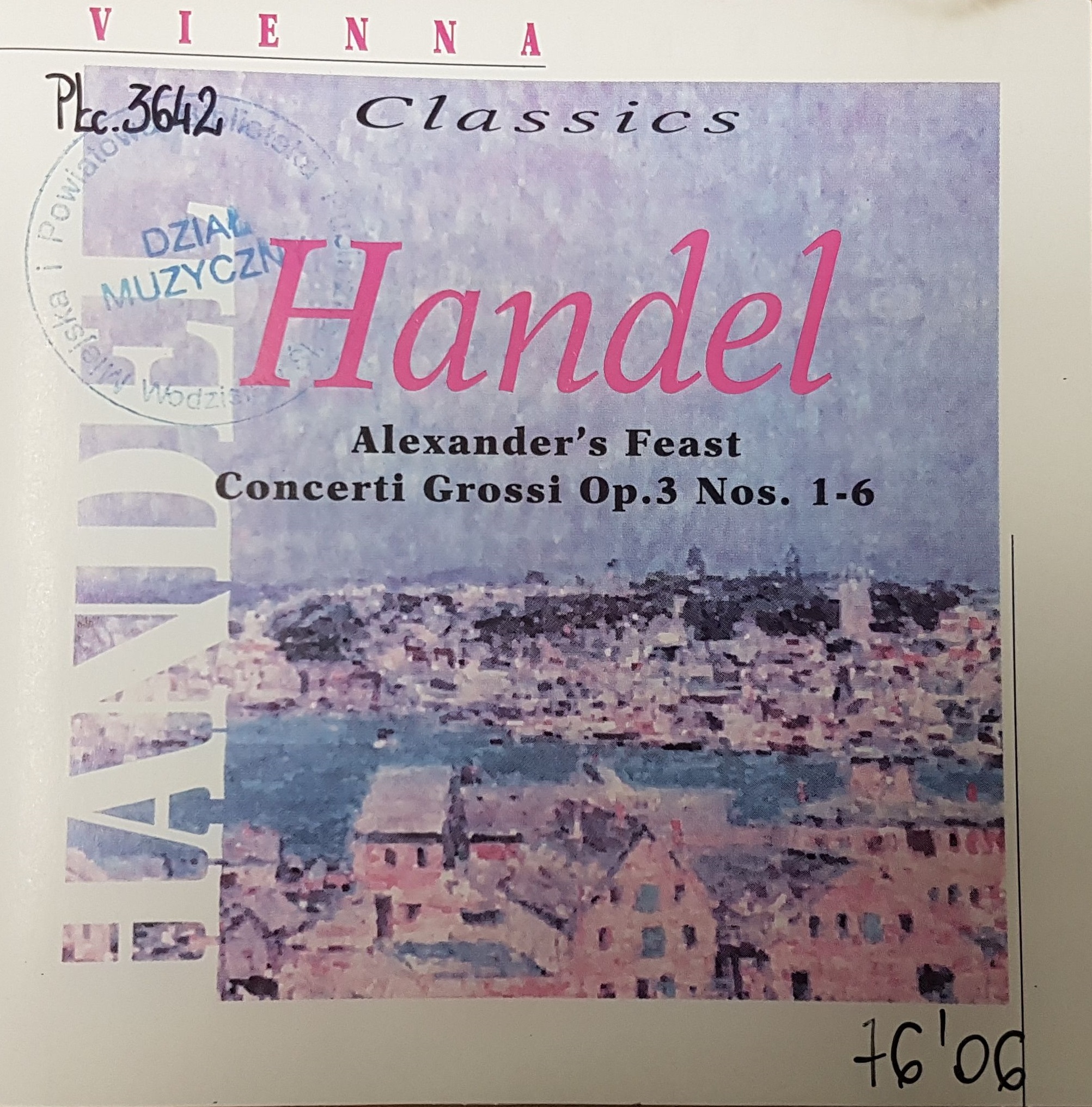 Handel George Alexanders Feast