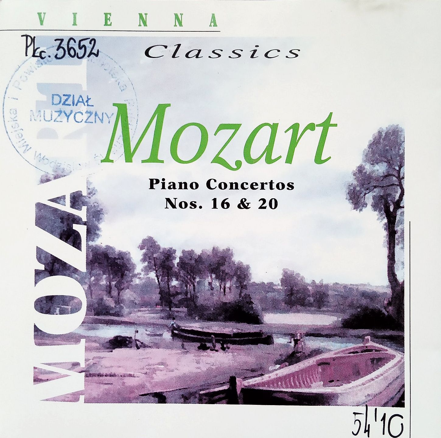 MOZART WOLFGANG AMADEUSZ - Piano Concertos Nos. 16 & 20