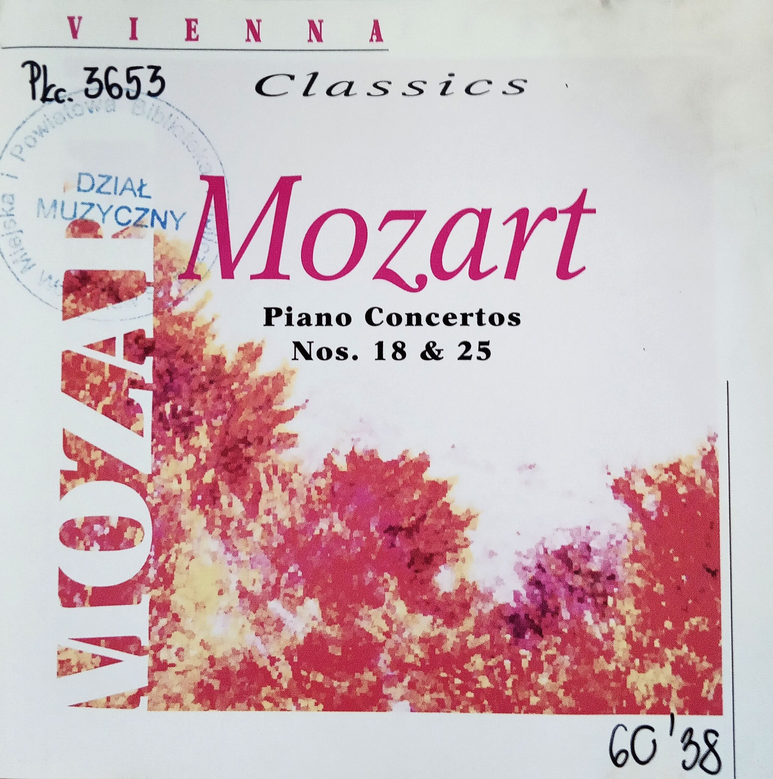 MOZART WOLFGANG AMADEUSZ - Piano Concertos Nos. 18 & 25