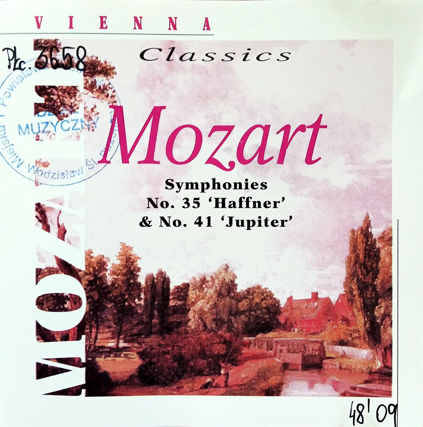 MOZART WOLFGANG AMADEUSZ - Symphonies No. 35 Haffner & No. 41 Jupiter