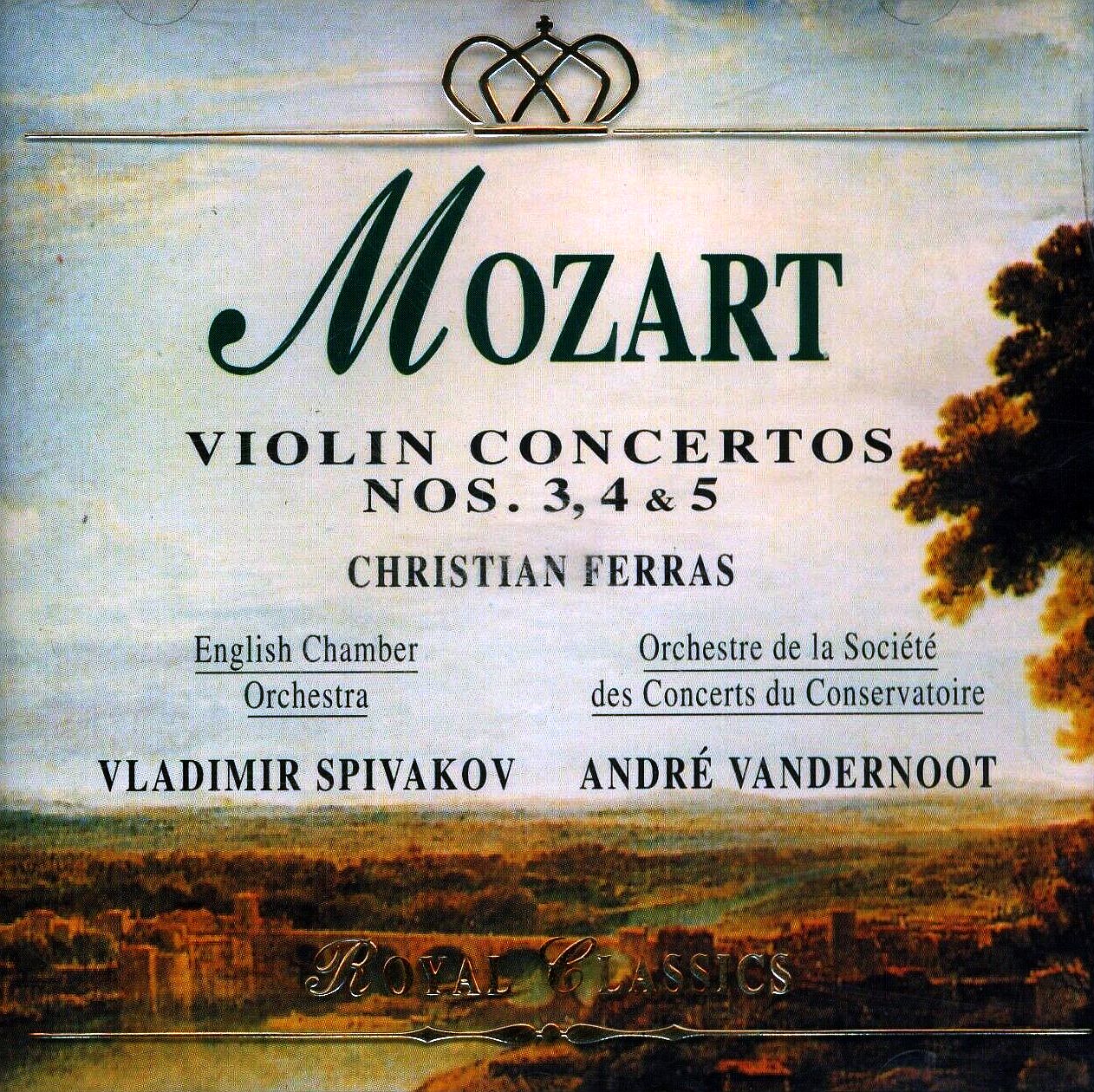 MOZART WOLFGANG AMADEUSZ - Violin Concertos Nos. 3, 4 & 5