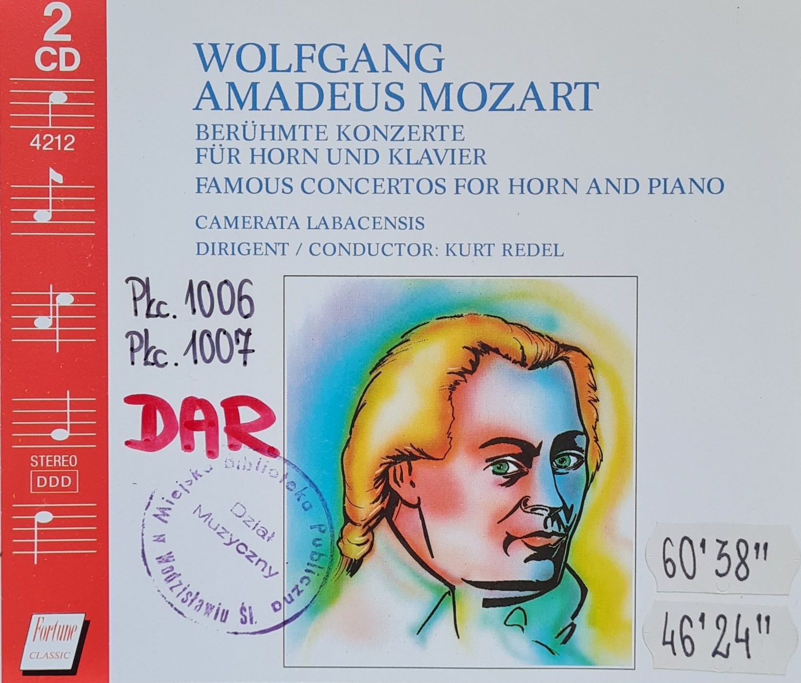 Mozart - Famous Concertos For Horn And Piano