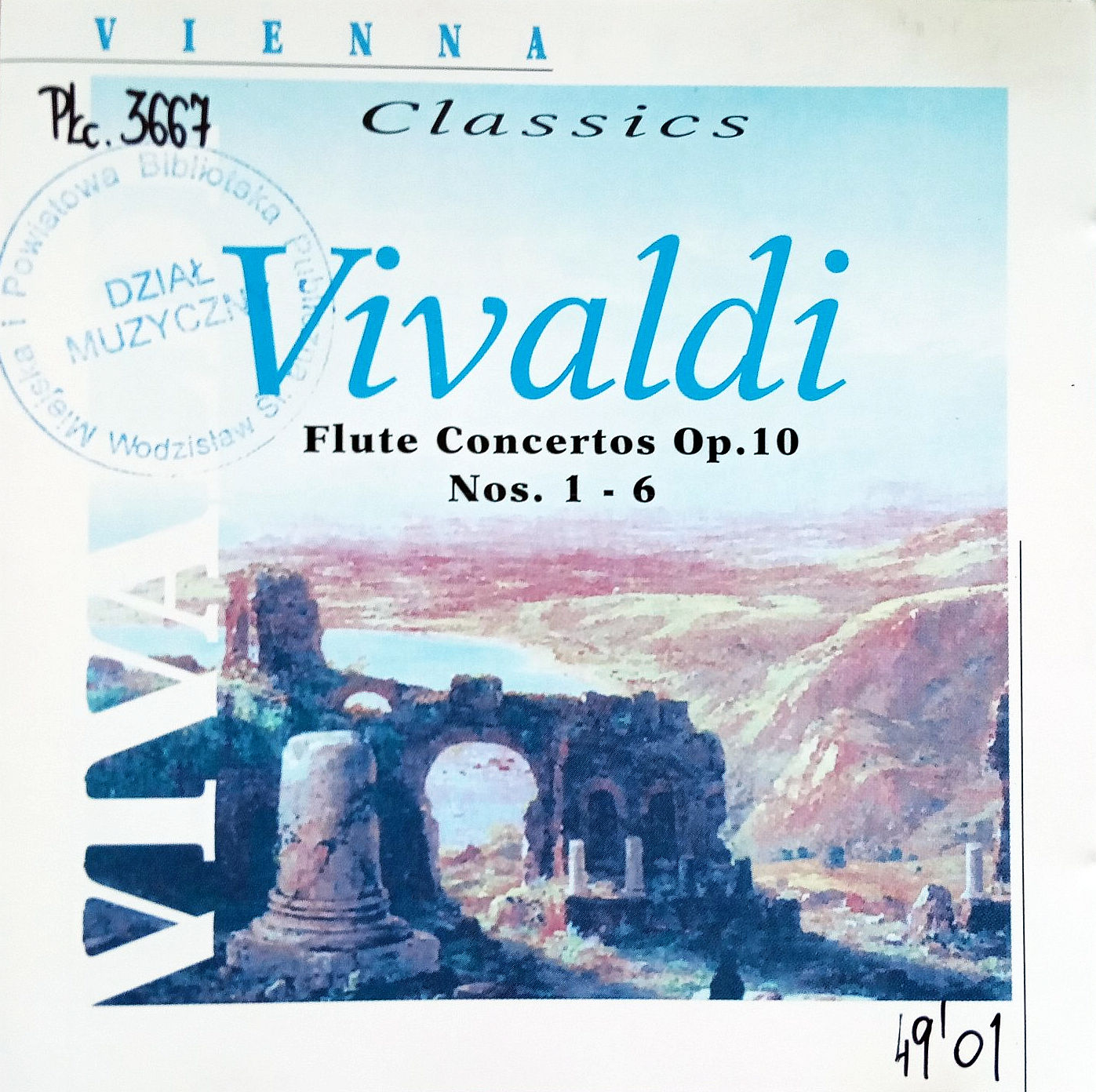 VIVALDI ANTONIO – Flute Concertos Op. 10 Nos. 1-6