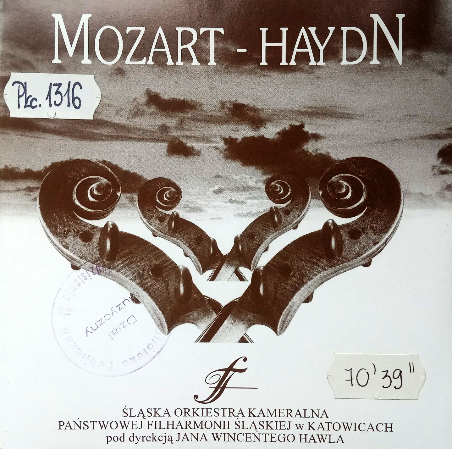 ŚLĄSKA ORKIESTRA KAMERALNA PAŃSTWOWEJ FILHARMONII ŚLĄSKIEJ W KATOWICACH - Mozart-Haydn