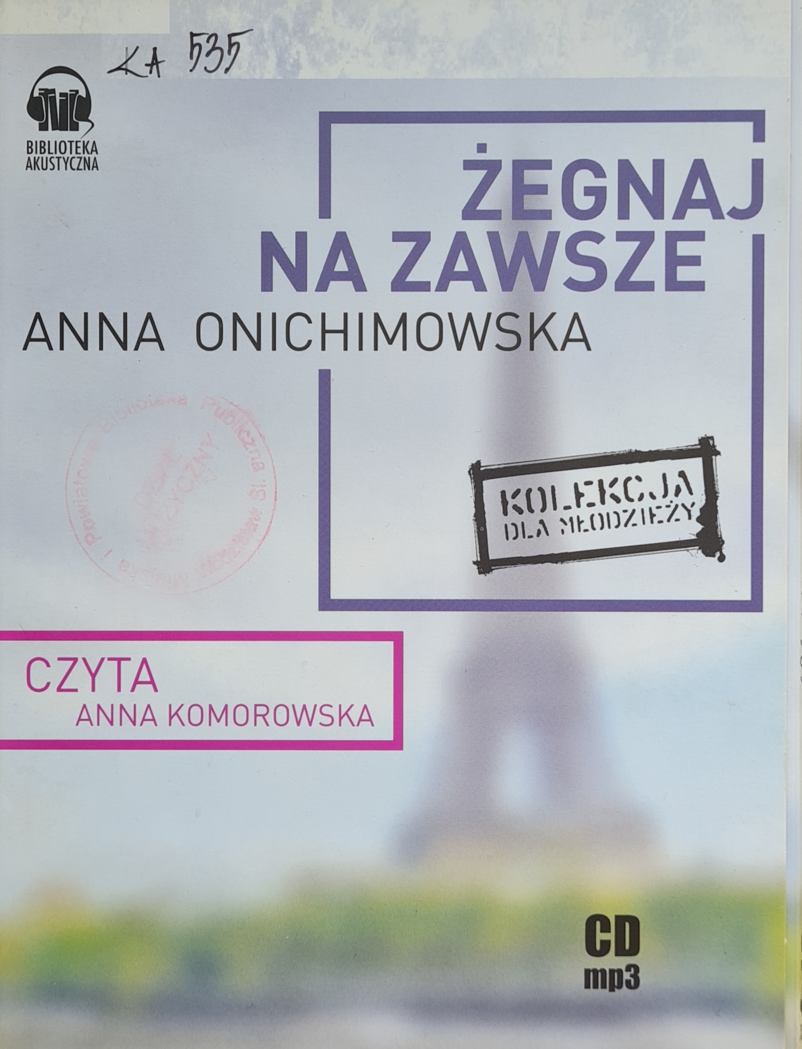 Onichimowska Anna - Żegnaj Na Zawsze
