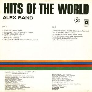ALEX BAND – HITS OF THE WORLD 2 – 2