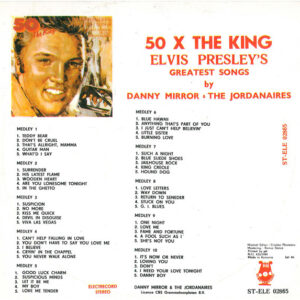 MIRROR DANNY & THE JORDANAIRES - 50 X THE KING 2