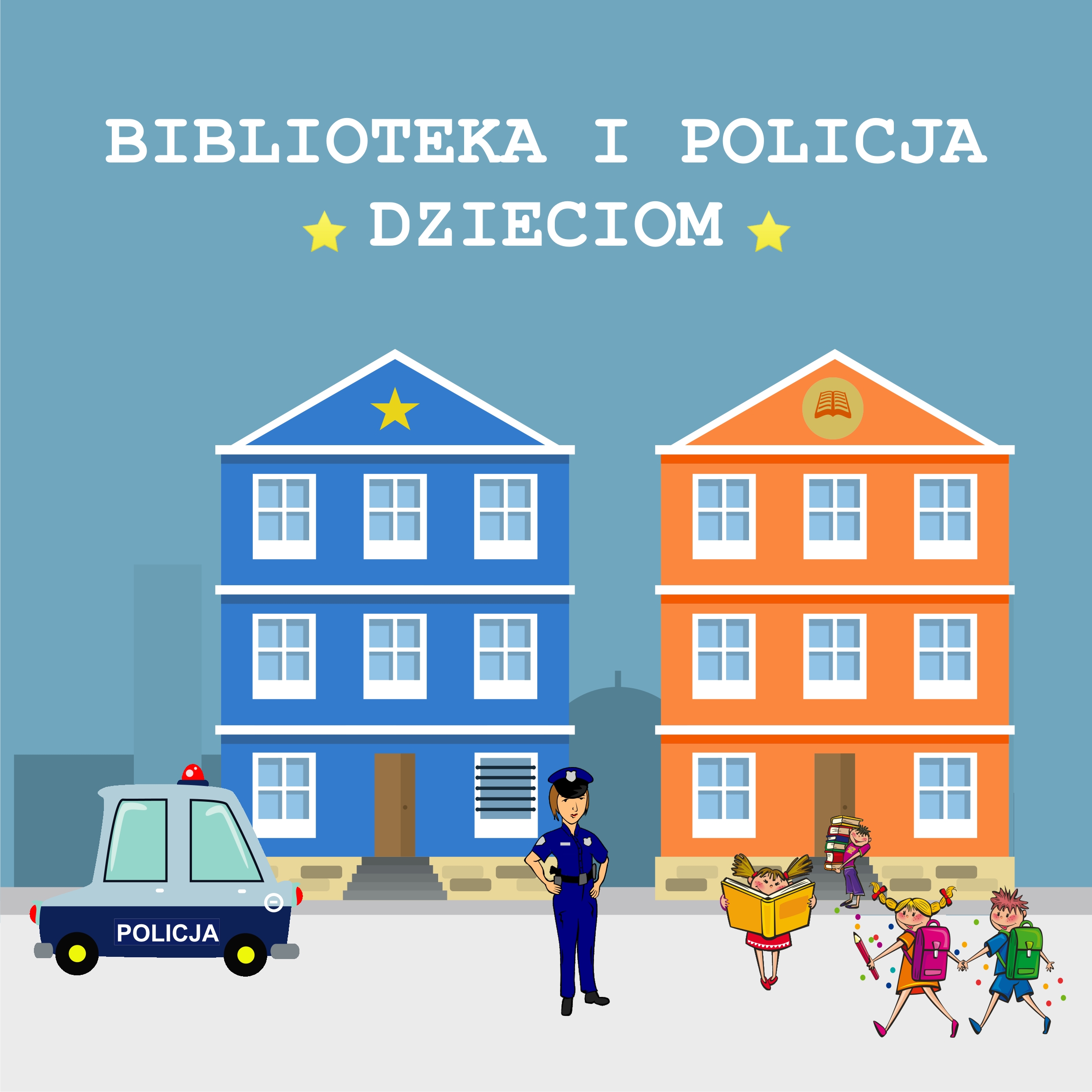 Biblioteka I Policja Dzieciom – Kwadrat