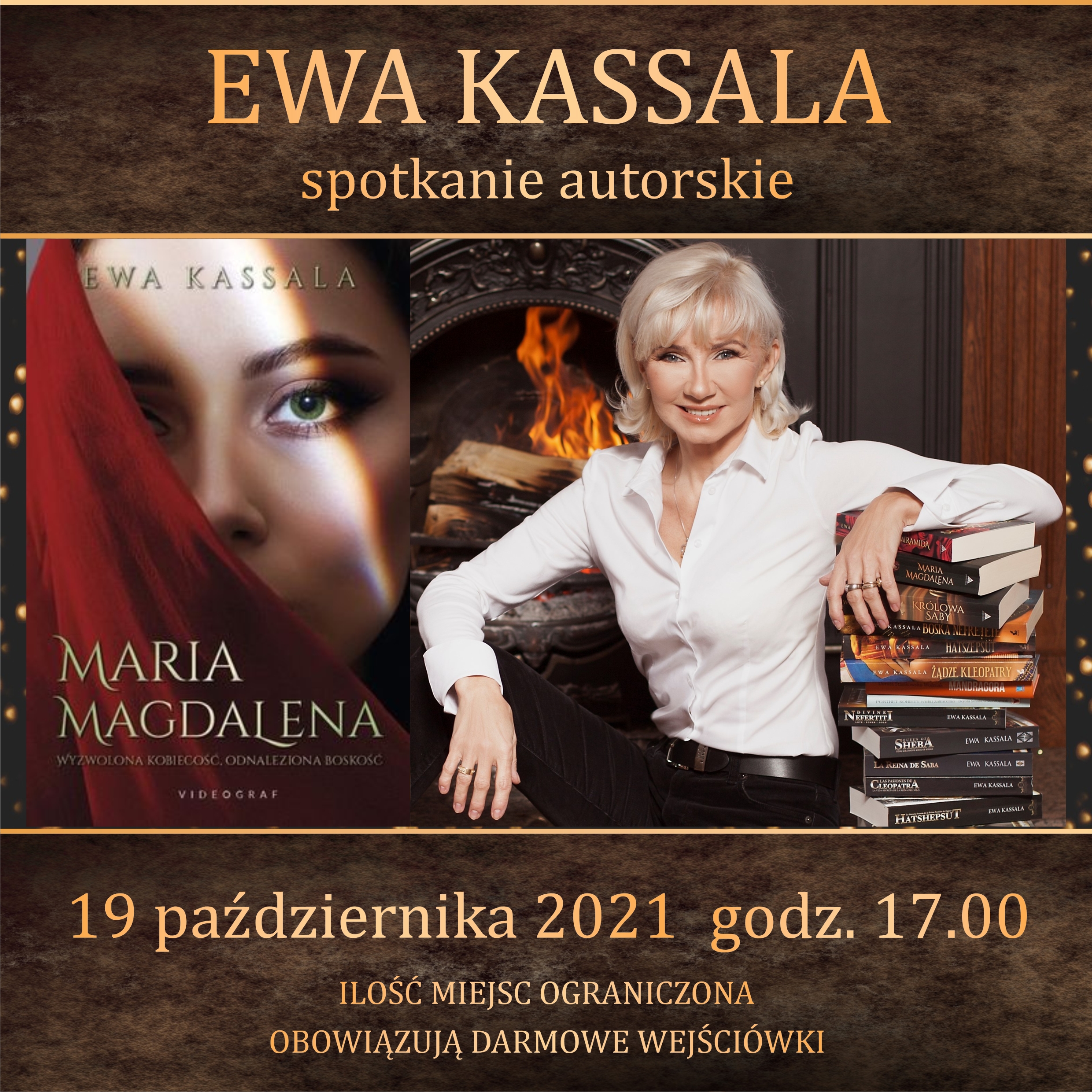 Ewa Kassala - Spotkanie Autorskie - 19 Października 2021, Godz. 17.00