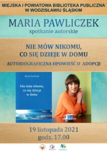 Maria Pawliczek - spotkanie autorskie - plakat