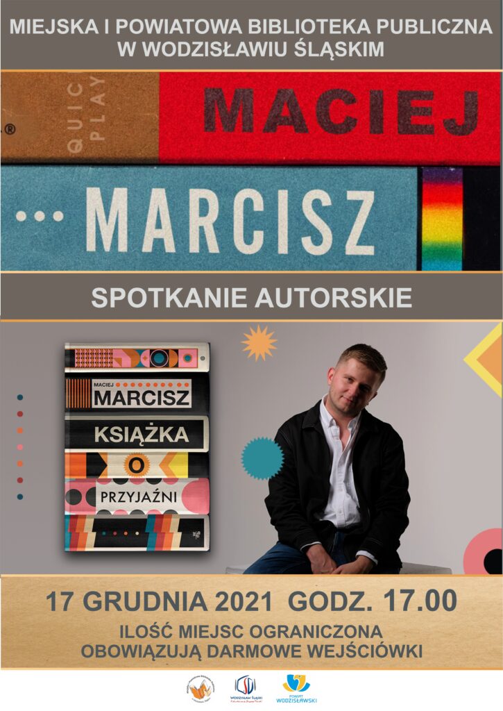 Maciej Marcisz - spotkanie autorskie, 17 grudnia 2021, godz. 17.00