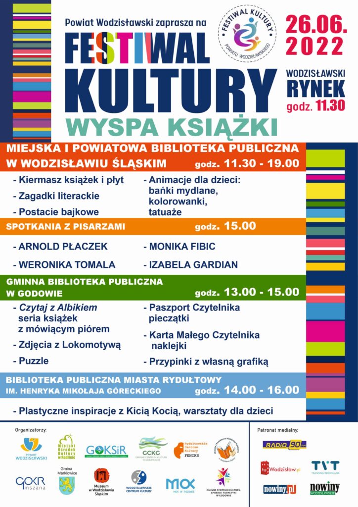 Festiwal Kultury - Wyspa Książki - plakat