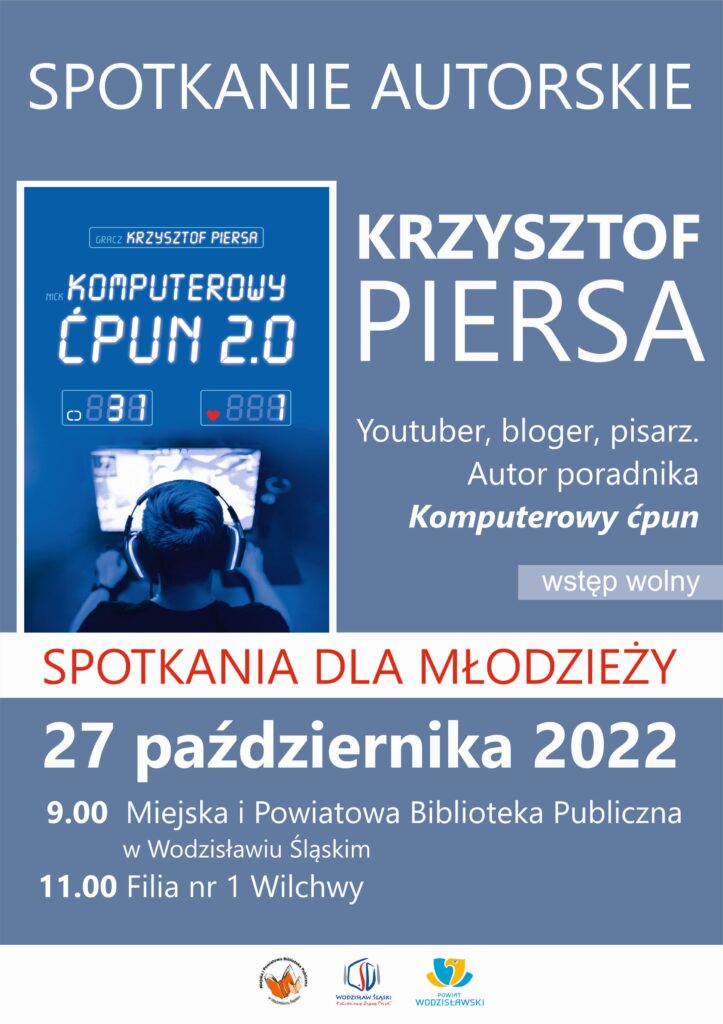 Krzysztof Piersa - spotkanie dla młodzieży - plakat
