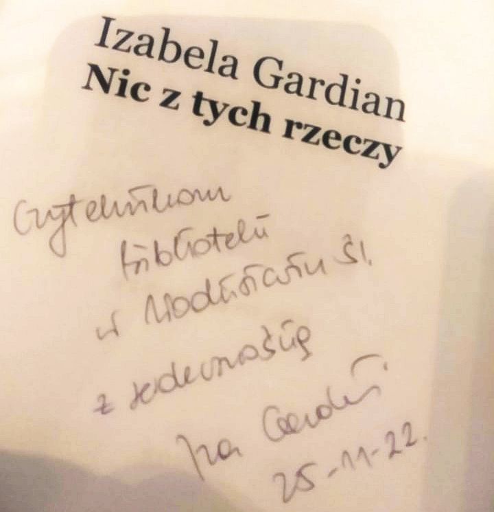 Izabela Gardian - Nic Z Tych Rzeczy - 1
