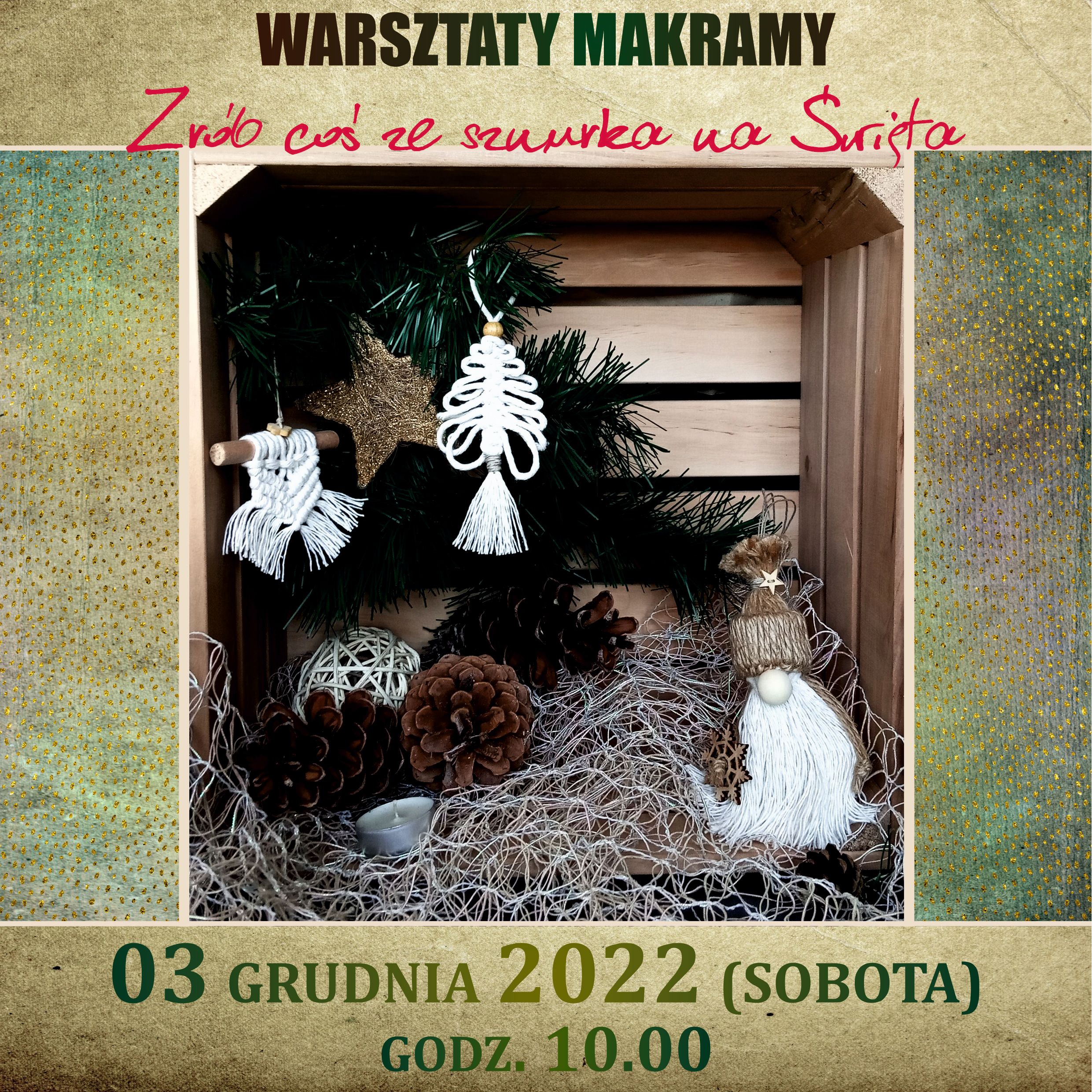 Warsztaty Makramy - Kwadrat