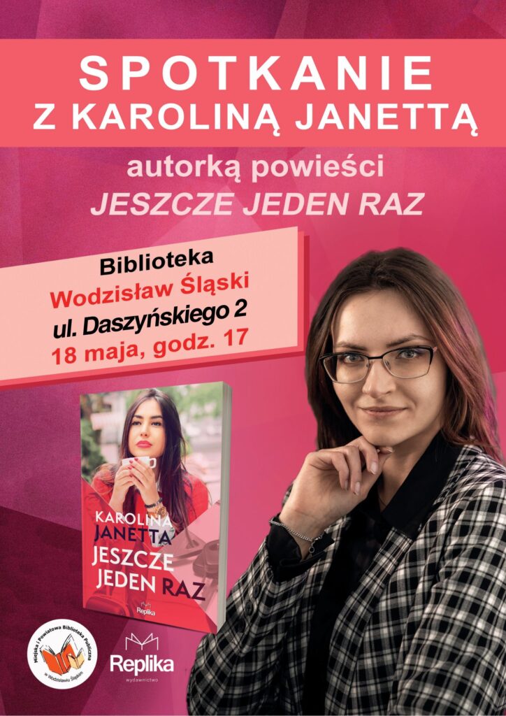 Karolina Janetta - spotkanie autorksie 2023 - plakat