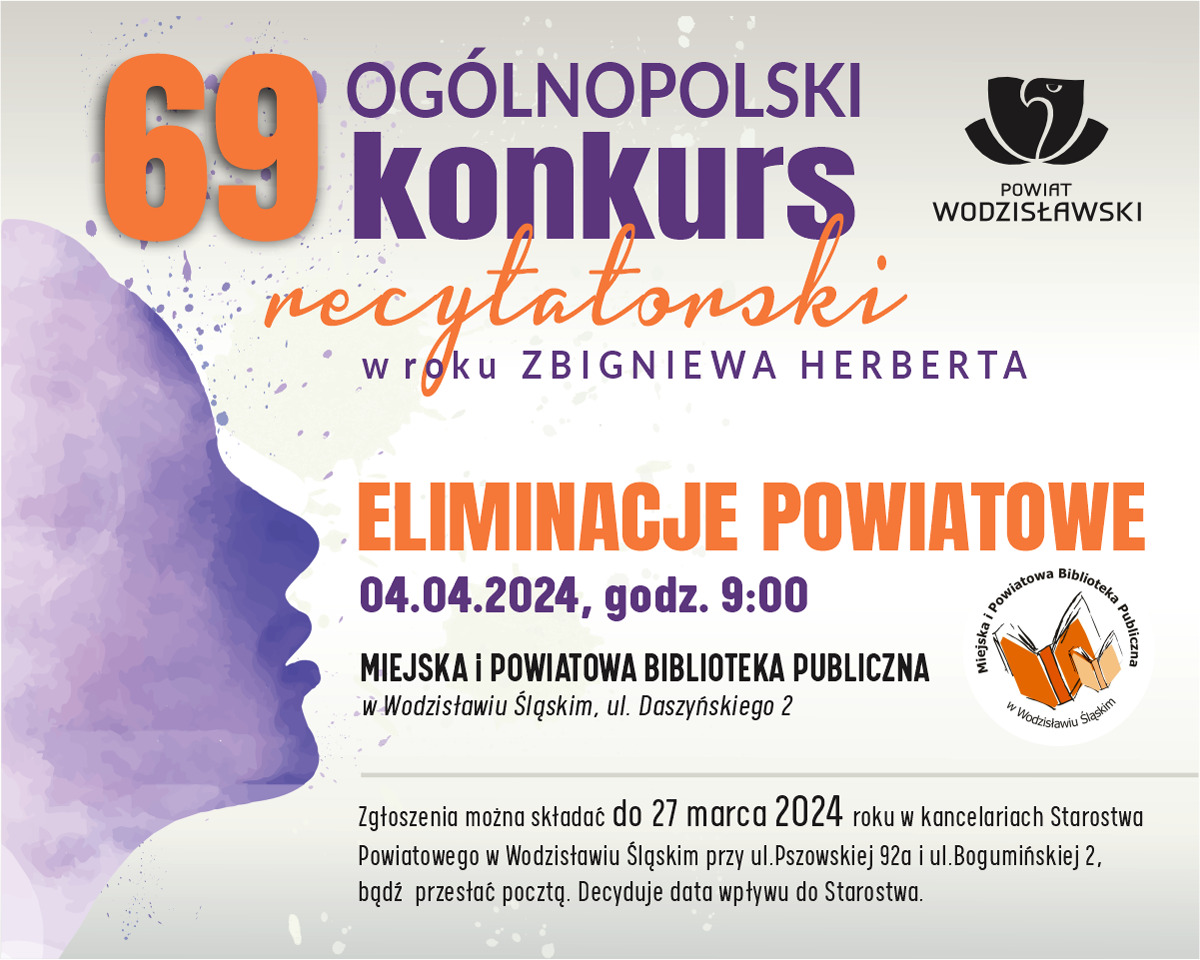 69 Ogólnopolski Konkurs Recytatorski Kwadrat