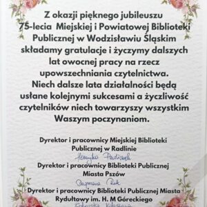 Jubileusz 75 Lat Biblioteki – 6