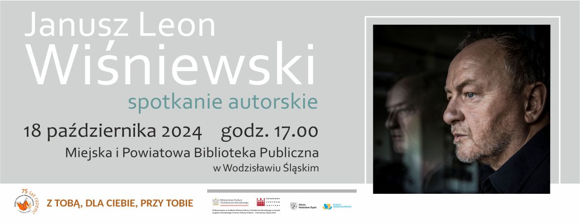 www.baner_.Janusz-Leon-Wiśniewski-spotkanie-autorskie-2024