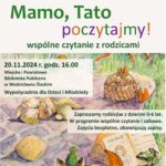 MAMO, TATO POCZYTAJMY! 20 Listopada 2024, Godz. 16.00